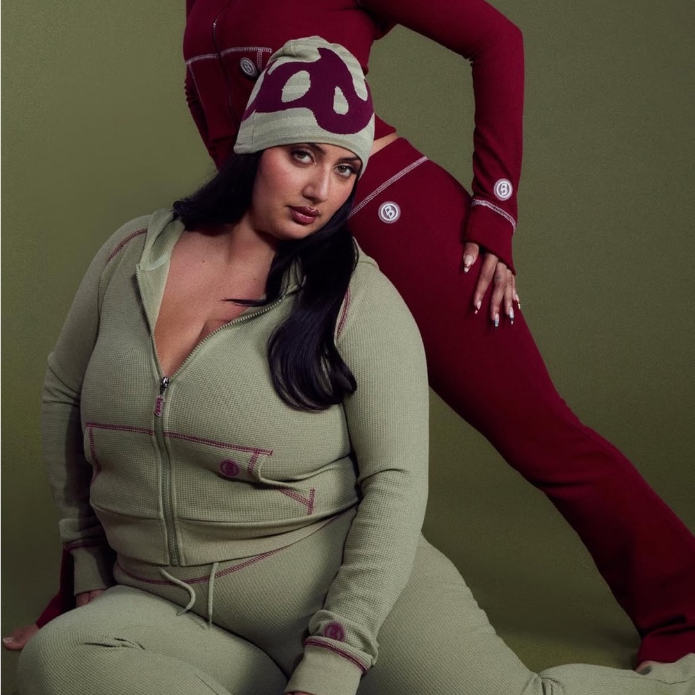 SOLD * Body by Raven Waffle Knit Set (Matcha)